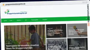Publish Guest Post on gruppenstundenspiele.de