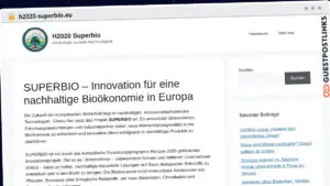 Publish Guest Post on h2020-superbio.eu