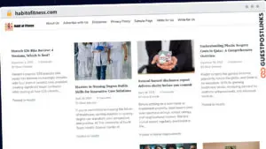 Publish Guest Post on habitofitness.com