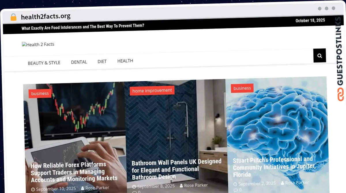 Publish Guest Post on health2facts.org