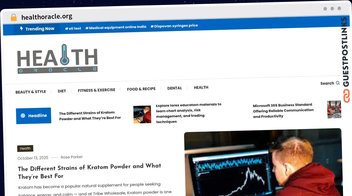 Publish Guest Post on healthoracle.org