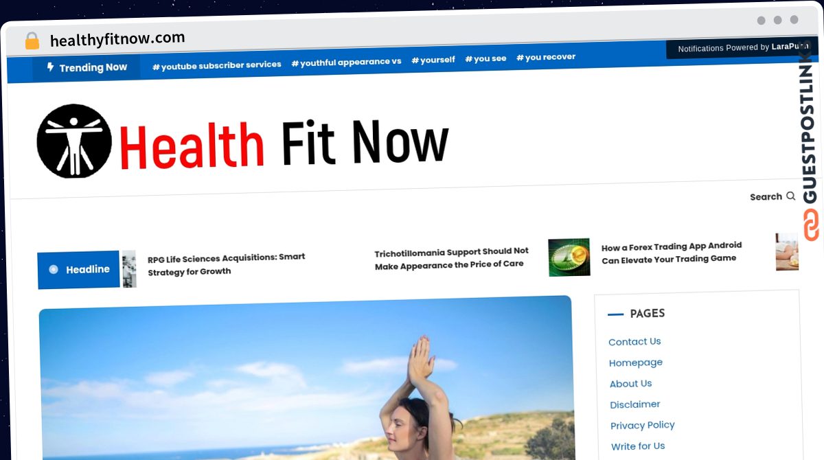 Publish Guest Post on healthyfitnow.com