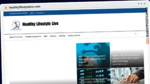 Publish Guest Post on healthylifestylelive.com