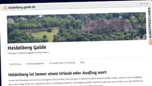 Publish Guest Post on heidelberg-guide.de