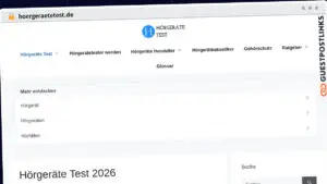 Publish Guest Post on hoergeraetetest.de