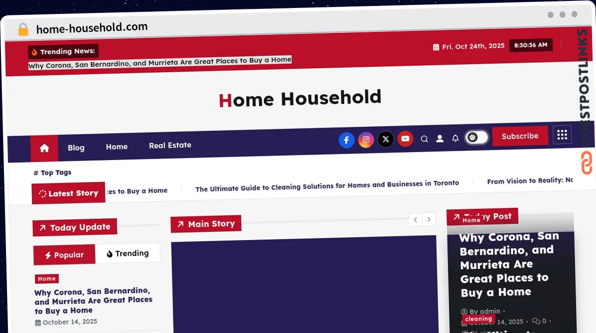 Publish Guest Post on home-household.com