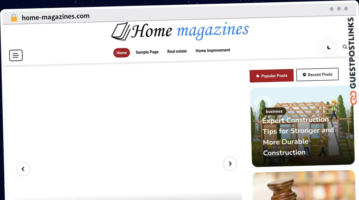 Publish Guest Post on home-magazines.com