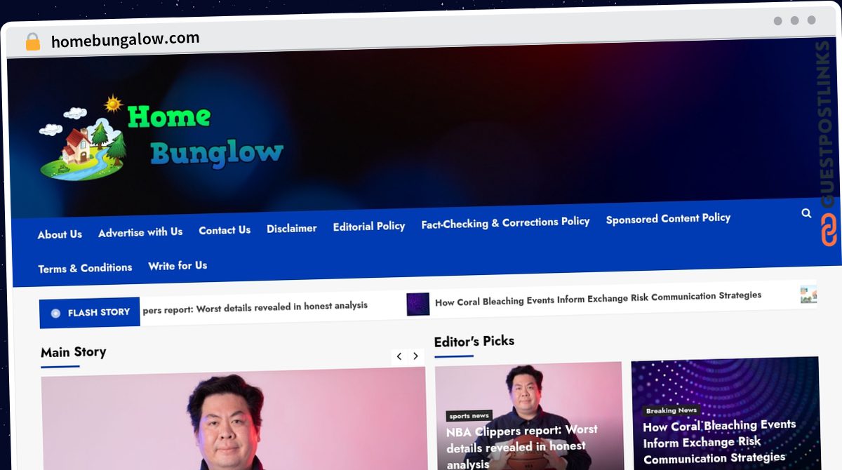 Publish Guest Post on homebungalow.com