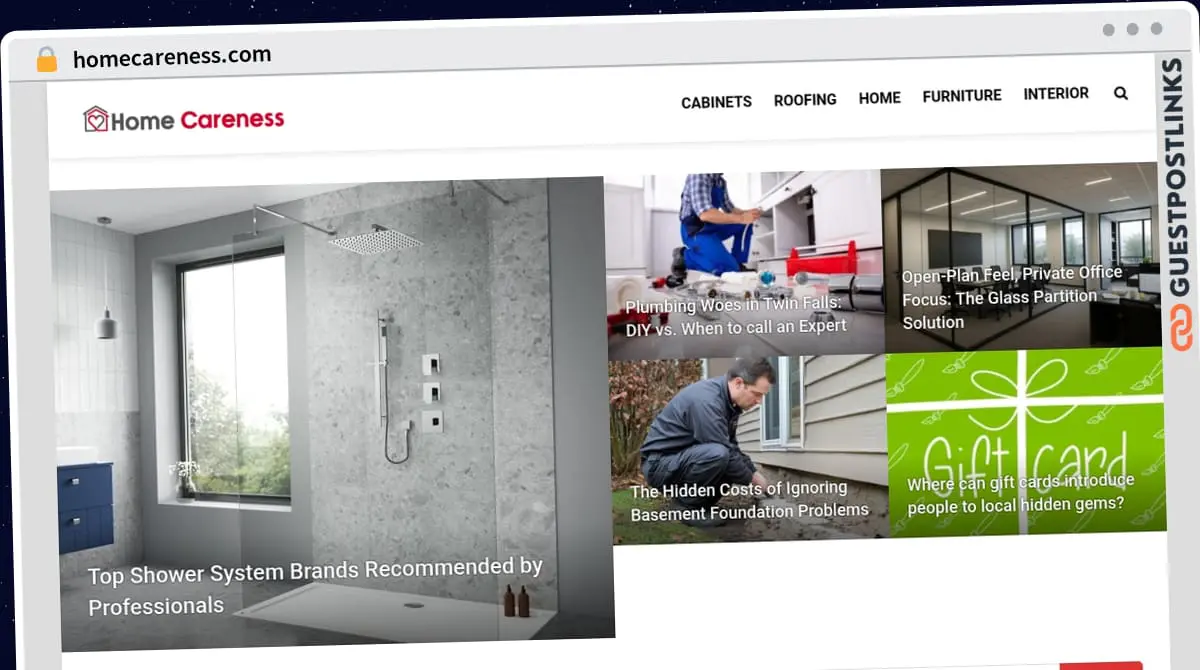 Publish Guest Post on homecareness.com