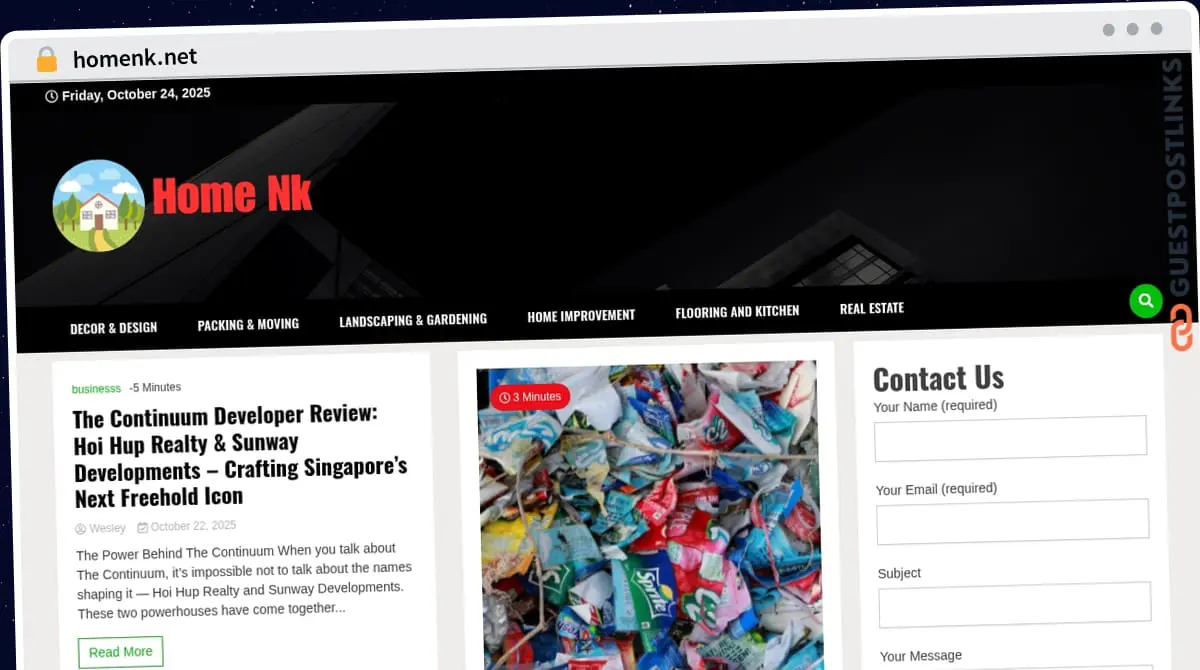 Publish Guest Post on homenk.net