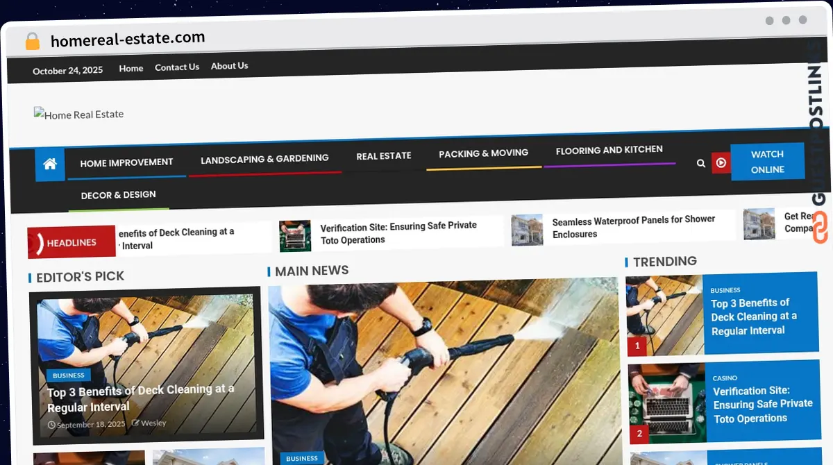 Publish Guest Post on homereal-estate.com