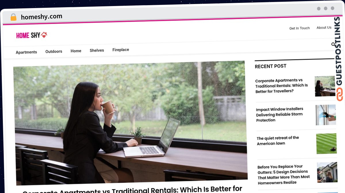 Publish Guest Post on homeshy.com