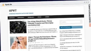 Publish Guest Post on hpwt.de