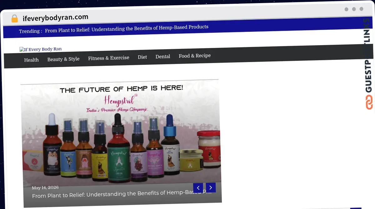 Publish Guest Post on ifeverybodyran.com