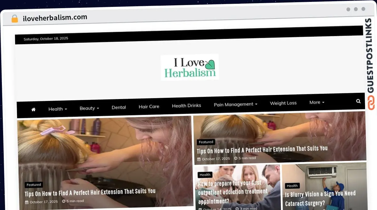 Publish Guest Post on iloveherbalism.com
