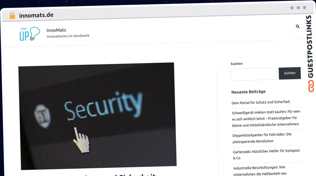 Publish Guest Post on innomats.de