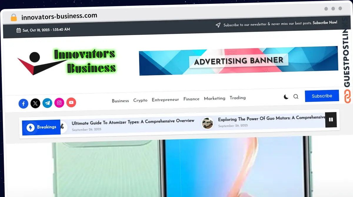 Publish Guest Post on innovators-business.com