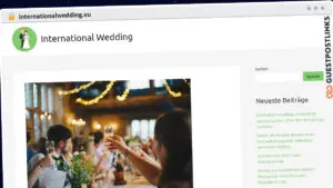 Publish Guest Post on internationalwedding.eu