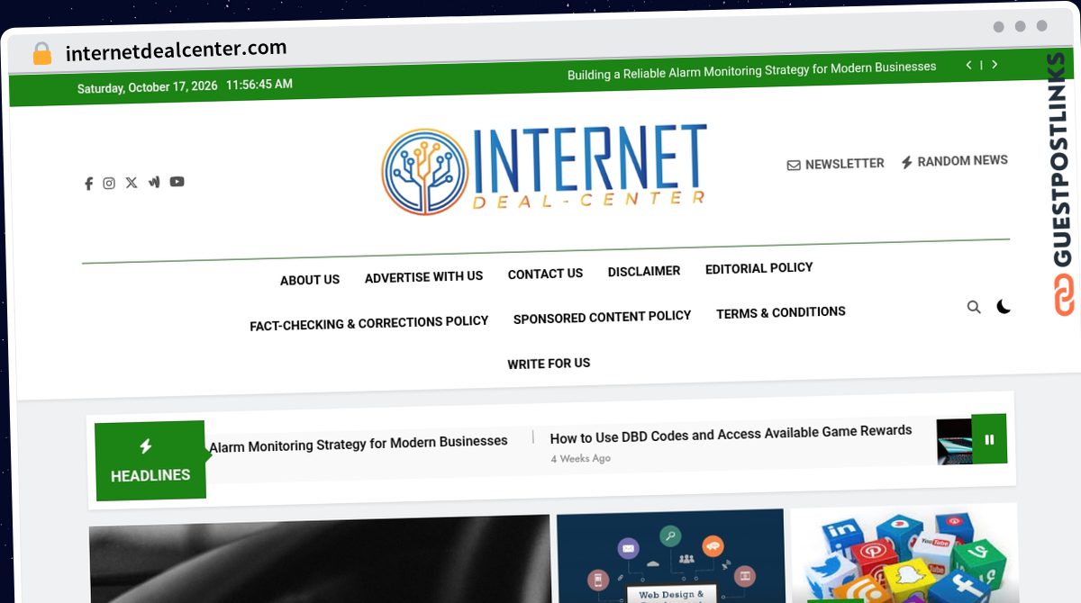 Publish Guest Post on internetdealcenter.com