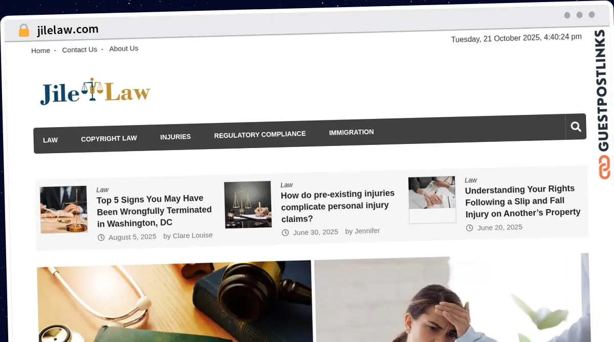 Publish Guest Post on jilelaw.com