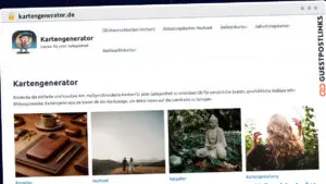 Publish Guest Post on kartengenerator.de