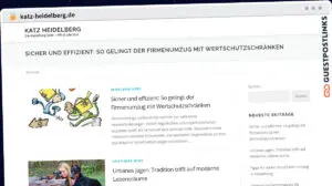 Publish Guest Post on katz-heidelberg.de