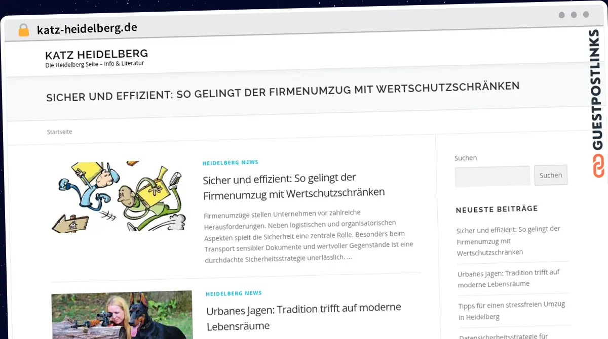 Publish Guest Post on katz-heidelberg.de