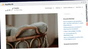 Publish Guest Post on kayaba.de