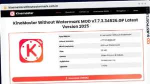 Publish Guest Post on kinemasterwithoutwatermark.com.in
