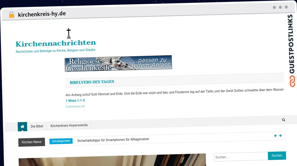 Publish Guest Post on kirchenkreis-hy.de