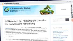 Publish Guest Post on klimawandel-global.de