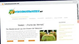 Publish Guest Post on kokosnusswasser.net