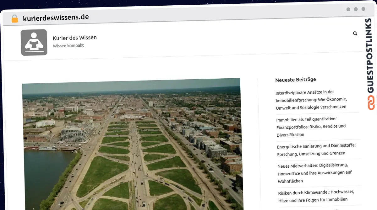 Publish Guest Post on kurierdeswissens.de