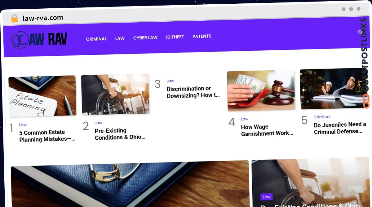 Publish Guest Post on law-rva.com