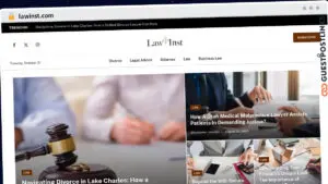 Publish Guest Post on lawinst.com