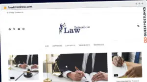 Publish Guest Post on lawintershow.com