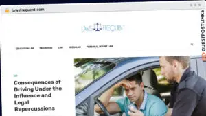 Publish Guest Post on lawsfrequent.com