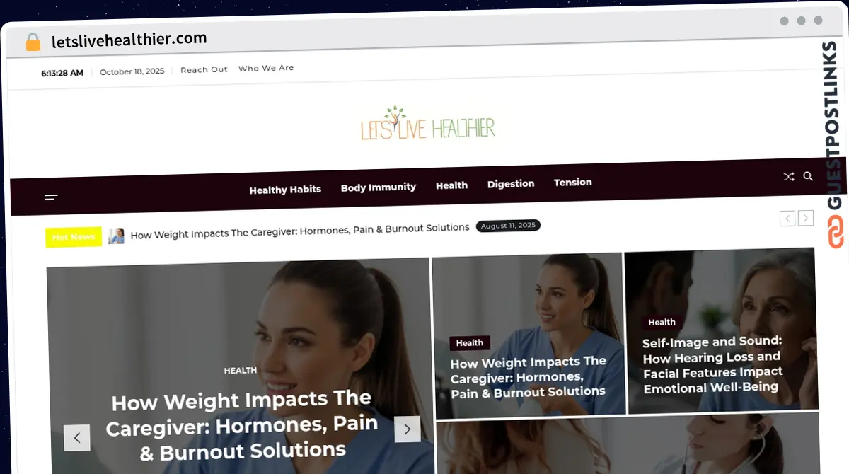 Publish Guest Post on letslivehealthier.com