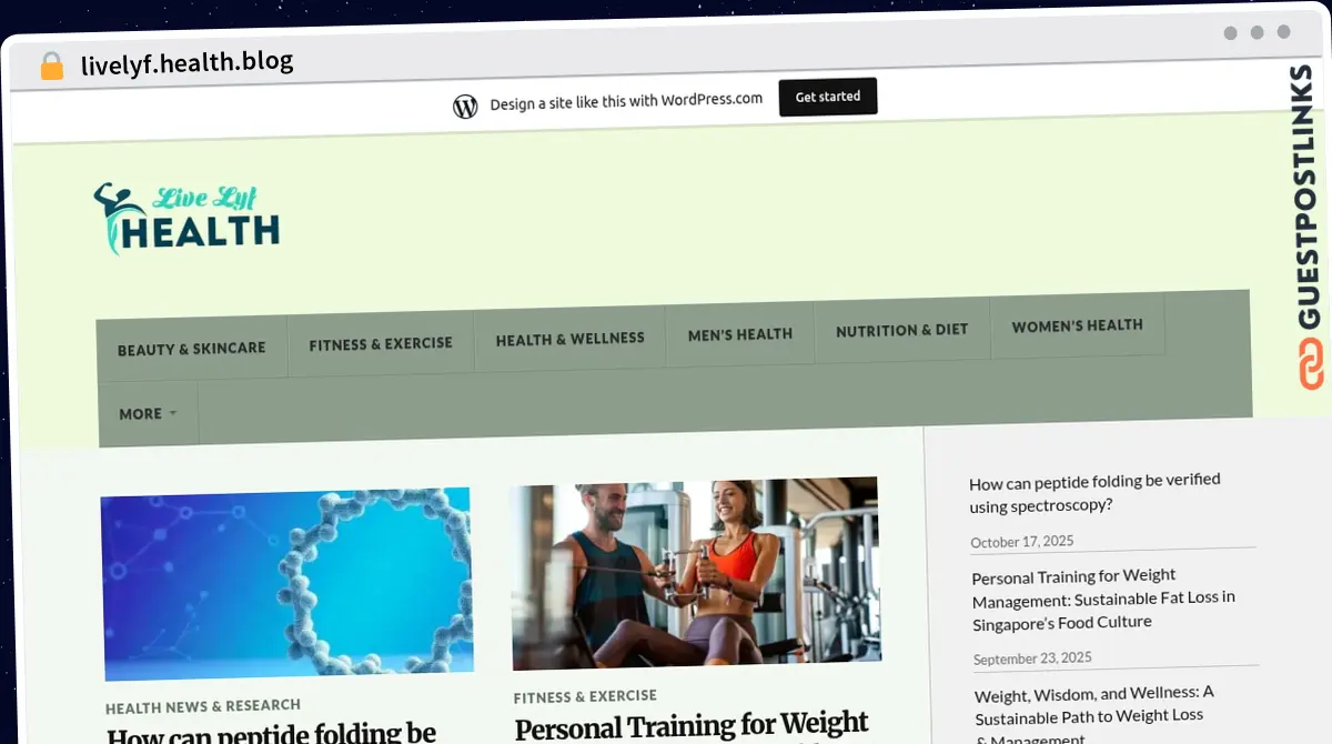 Publish Guest Post on livelyf.health.blog