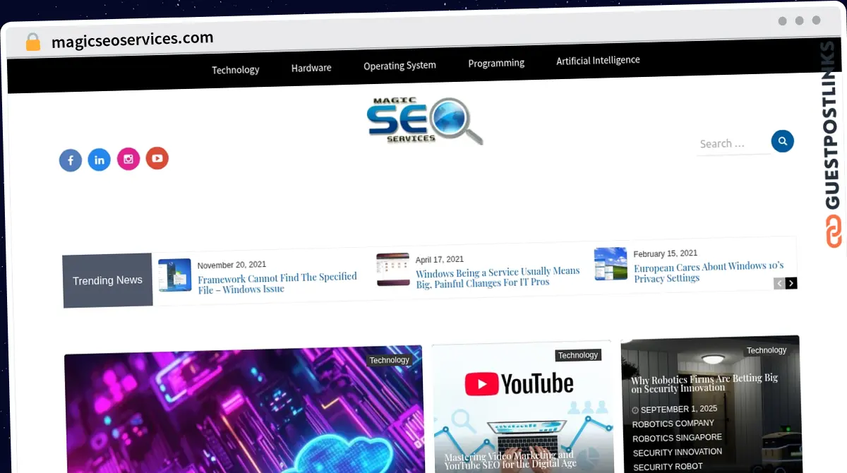 Publish Guest Post on magicseoservices.com