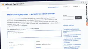 Publish Guest Post on mein-schriftgenerator.de