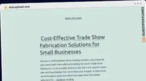 Publish Guest Post on miscupload.com