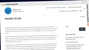Publish Guest Post on moellerscript.de