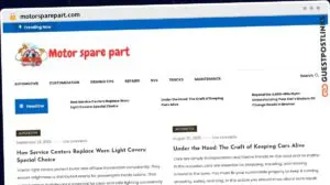 Publish Guest Post on motorsparepart.com