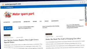 Publish Guest Post on motorsparepart.com