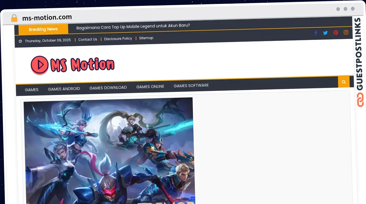 Publish Guest Post on ms-motion.com