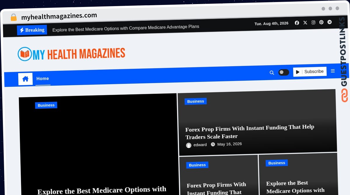 Publish Guest Post on myhealthmagazines.com