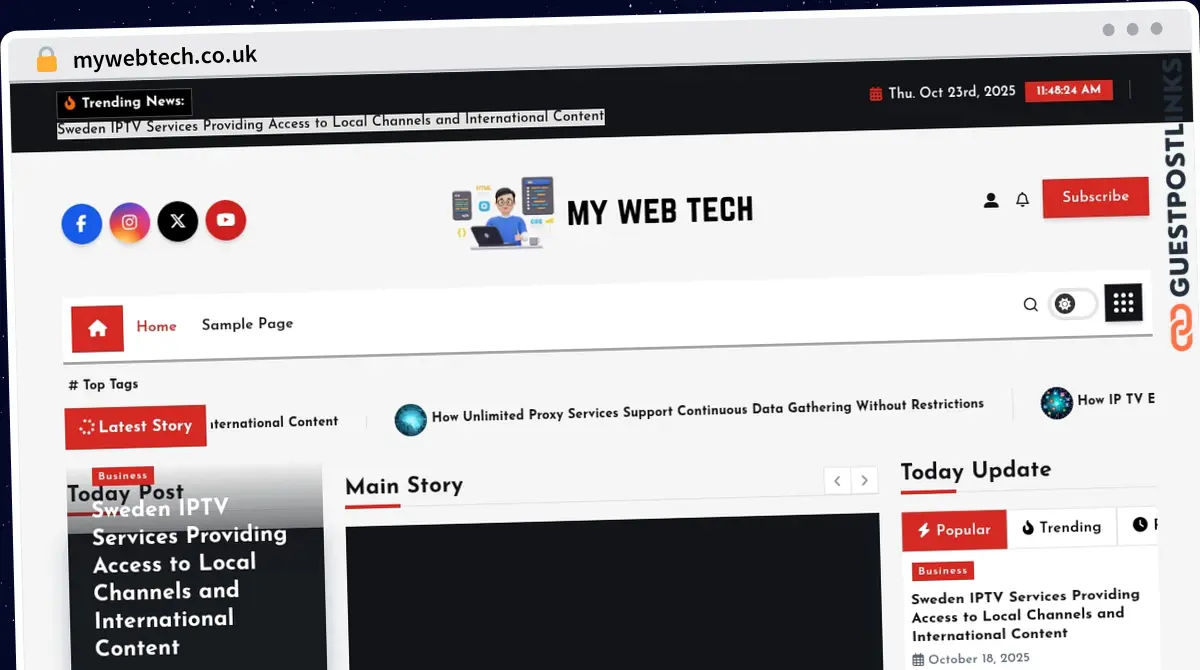 Publish Guest Post on mywebtech.co.uk