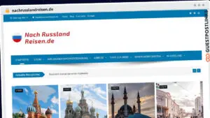Publish Guest Post on nachrusslandreisen.de