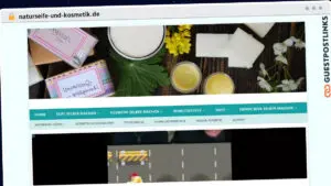 Publish Guest Post on naturseife-und-kosmetik.de